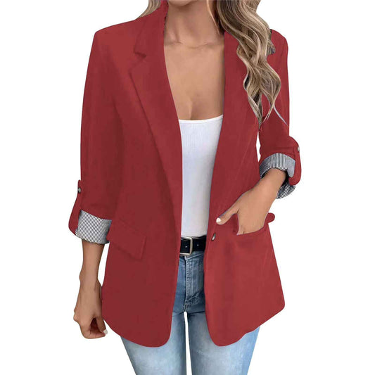 Women's Casual Blazers Open Front Long Sleeve Work Office Suit Jackets Blazer Business Casual Outfits, Summer Jacket, Light Jacket, Cardigan For Women, Chaquetas Para Mujer, Jackets For Women