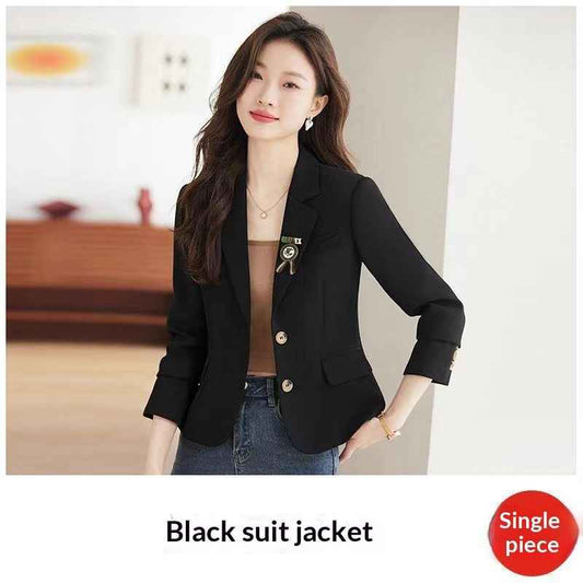 Coffee Colored Short Blazer For Women