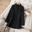 Korean Style Black Blazer For Women