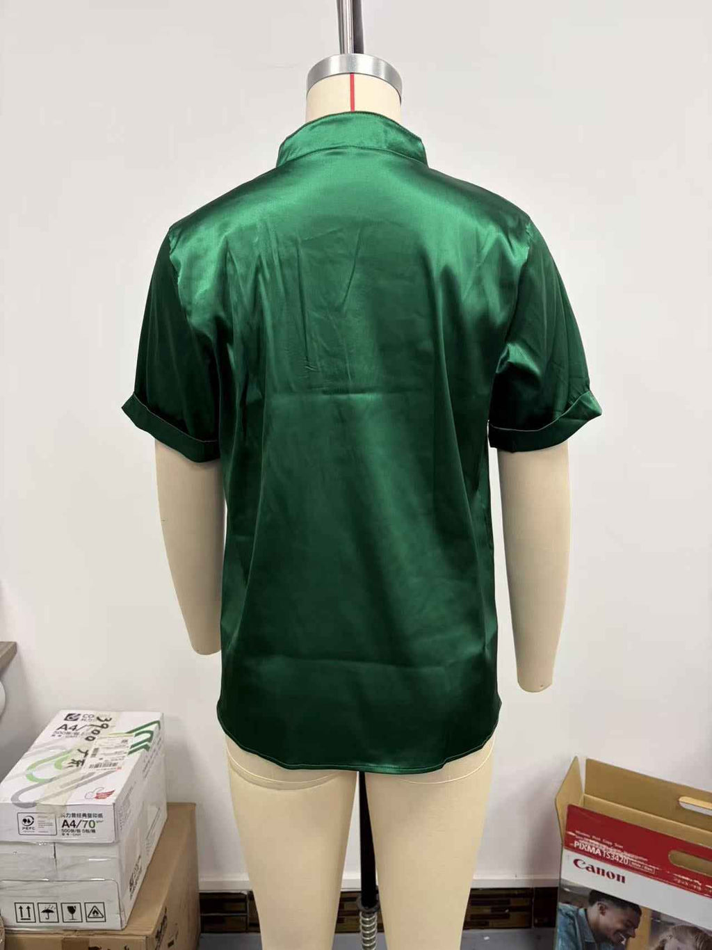 Women's Spring & Summer Blouse, Minimalist Elegant Versatile V-Neck Loose Fit Shirt For Women