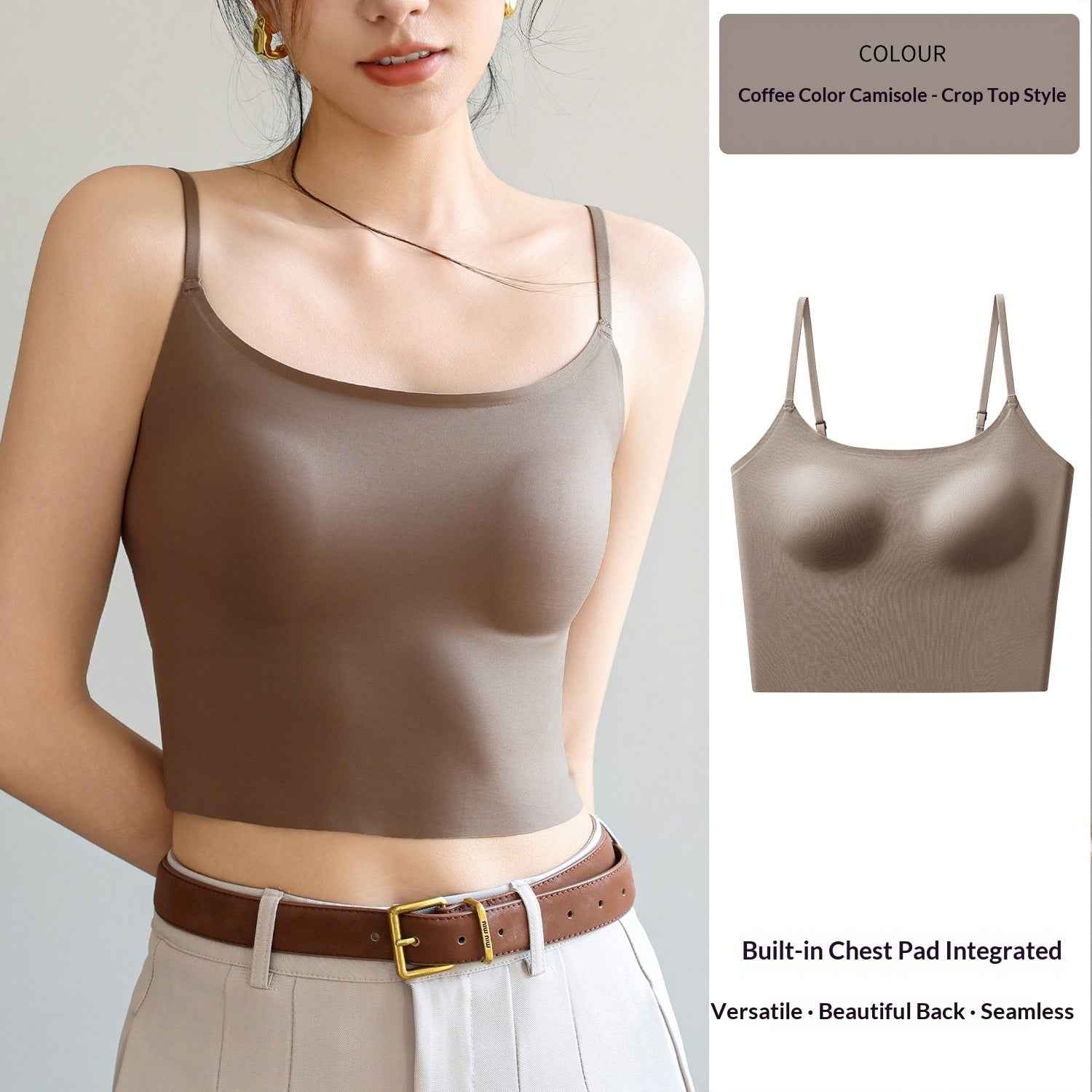 Flawless Liquid Foundation Womens Underwear Skin-tone Vest