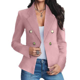 Double-breasted Elegant Blazer For Women