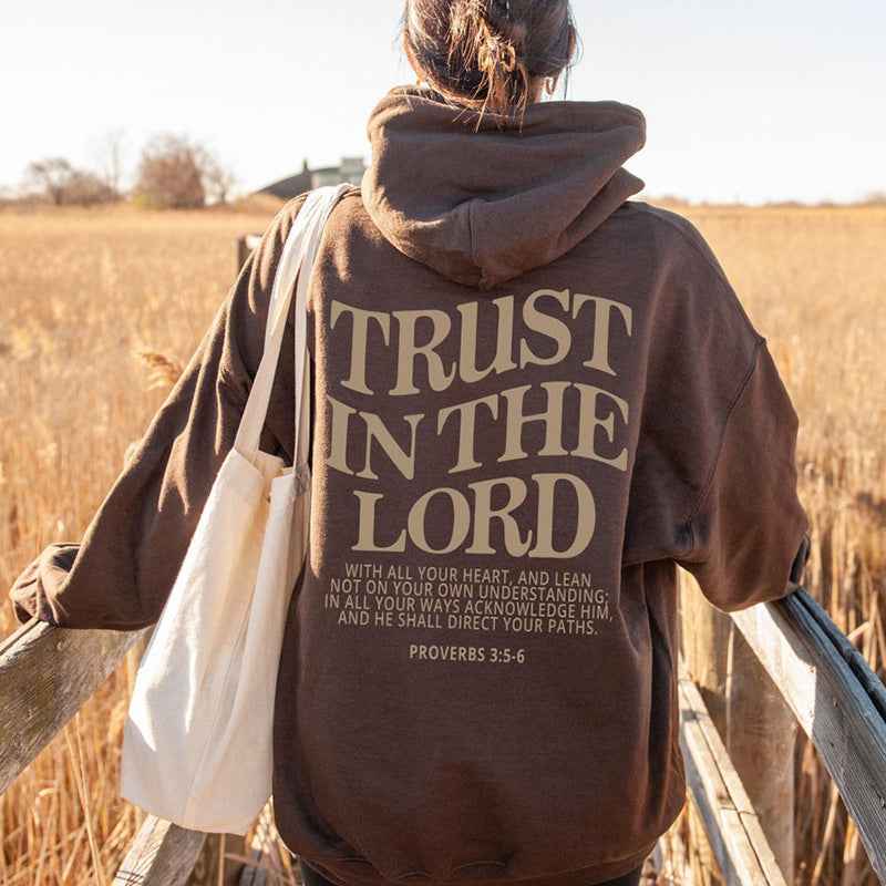Letter Printed Hoodie Sports Long Sleeve Hoodie