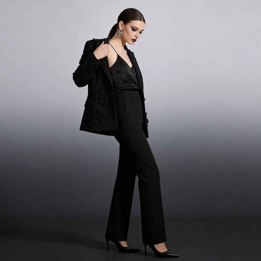 Three-dimensional Floral Blazer For Women