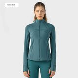 Yoga Sports Jacket Women Elastic Zipper Running Fitness Yoga Jackets