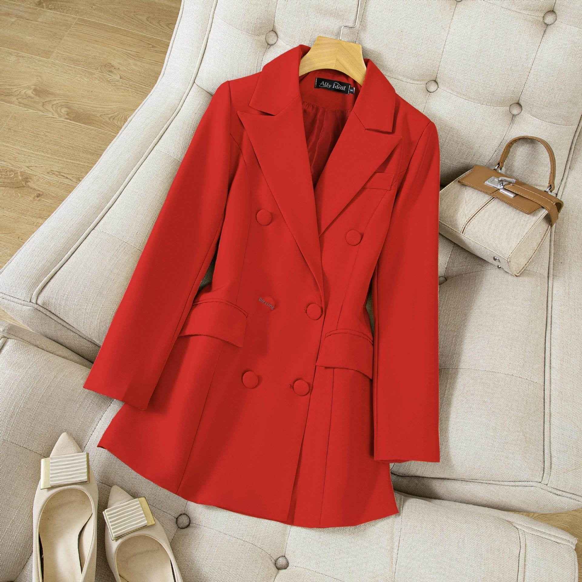 Korean Style Black Blazer For Women