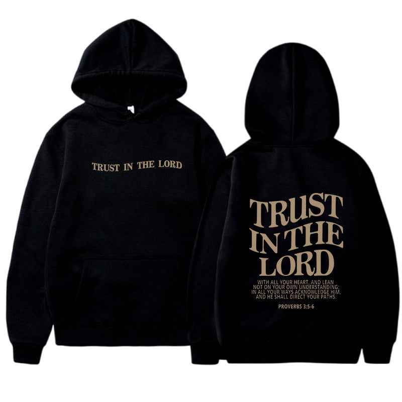 Letter Printed Hoodie Sports Long Sleeve Hoodie