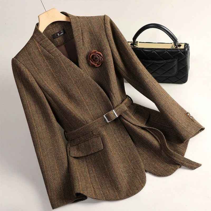 Sophisticated Wool Blazer For Women