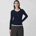 Round-neck Layered Sweater Knitwear