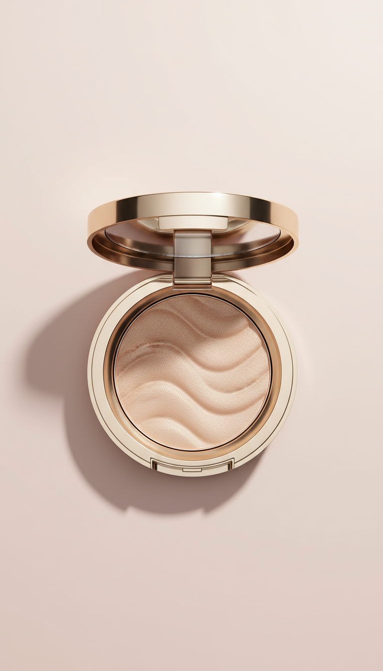 Champagne Gold Compact Highlighter