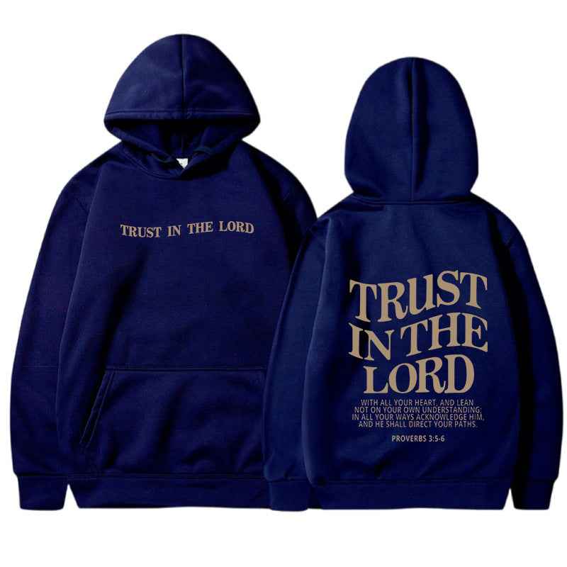 Letter Printed Hoodie Sports Long Sleeve Hoodie