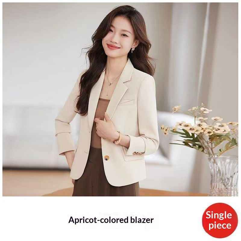 Coffee Colored Short Blazer For Women