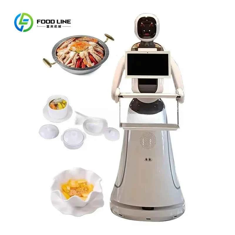Customized Commercial Electric Intelligent Humanoid Robot / Restaurant Food Delivery Robot
