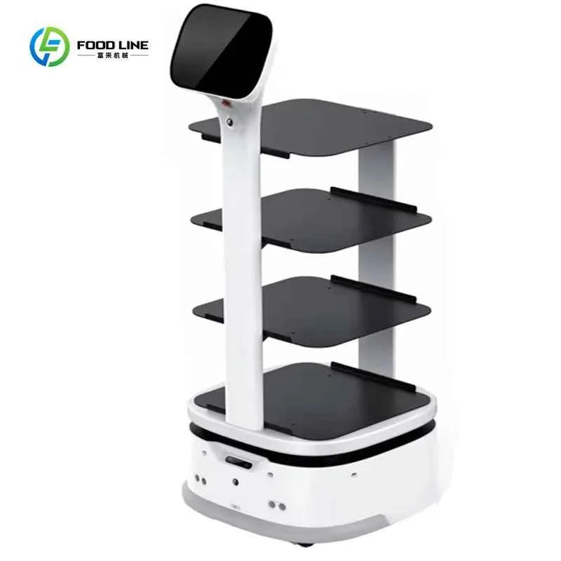 Custom Commercial Delivery Robot Intelligent Waiter Service For Restaurant