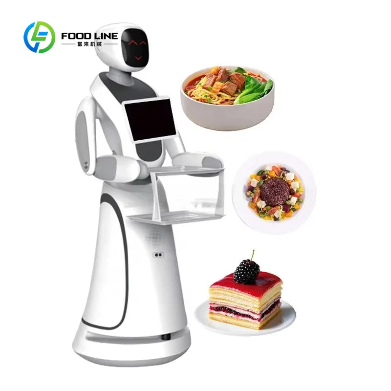 Customized Commercial Electric Intelligent Humanoid Robot / Restaurant Food Delivery Robot