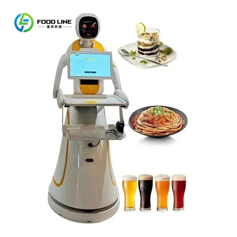Customized Commercial Electric Intelligent Humanoid Robot / Restaurant Food Delivery Robot