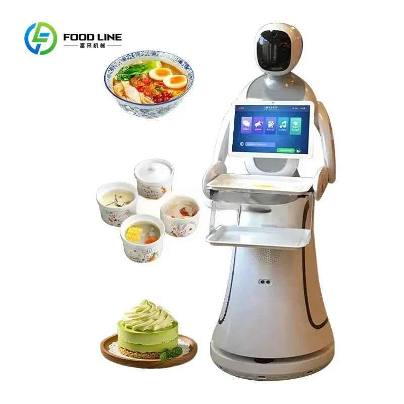 Customized Commercial Electric Intelligent Humanoid Robot / Restaurant Food Delivery Robot