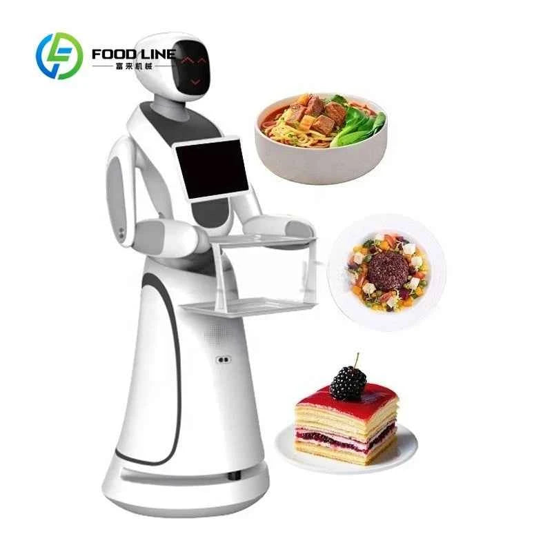 Customized Autonomous Obstacle Avoidance Restaurant Delivery Robots / Serving Robot / Waiter Robot for Restaurants