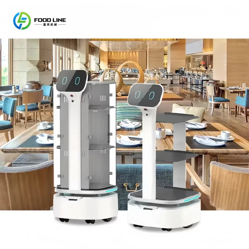 Custom Commercial Delivery Robot Intelligent Waiter Service For Restaurant