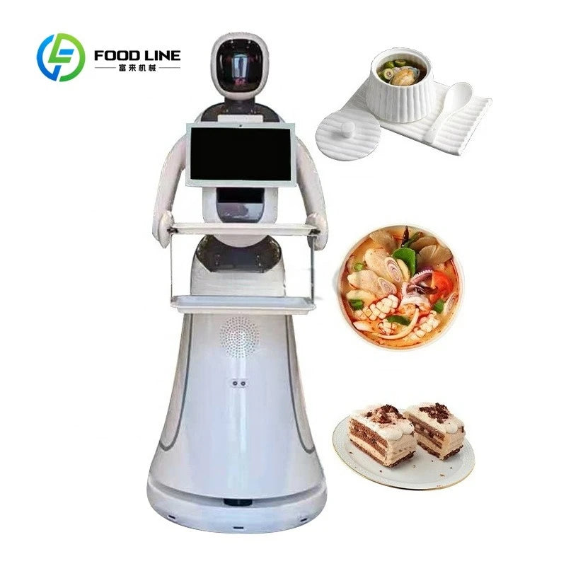 Customized Autonomous Obstacle Avoidance Restaurant Delivery Robots / Serving Robot / Waiter Robot for Restaurants