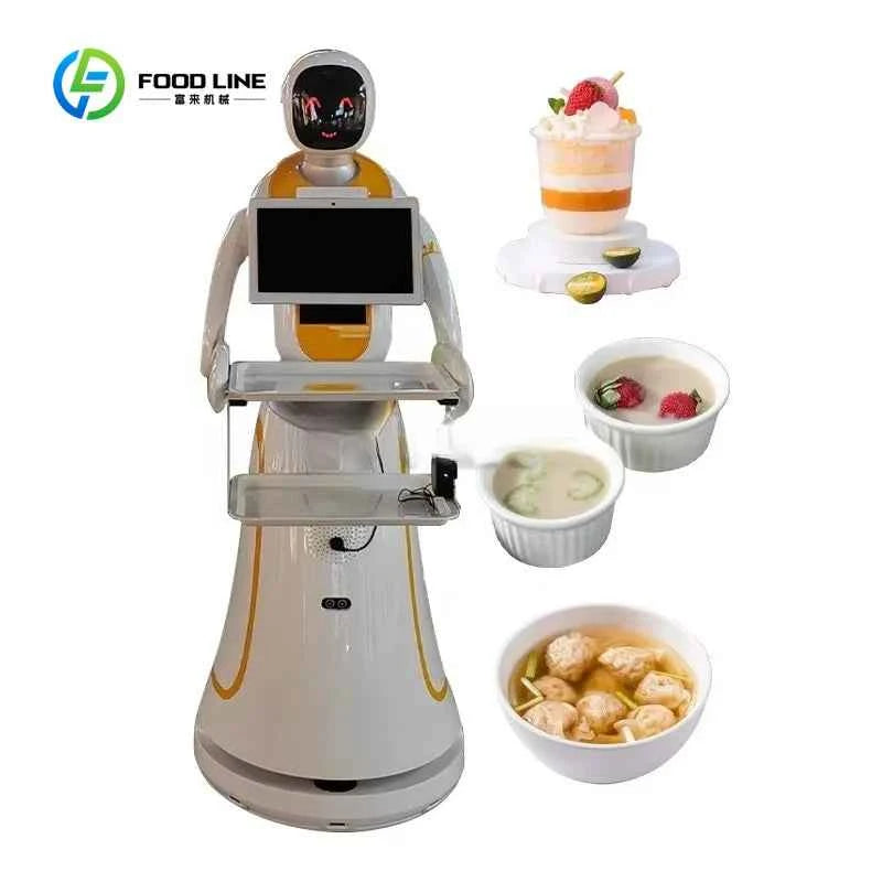 Customized Commercial Electric Intelligent Humanoid Robot / Restaurant Food Delivery Robot