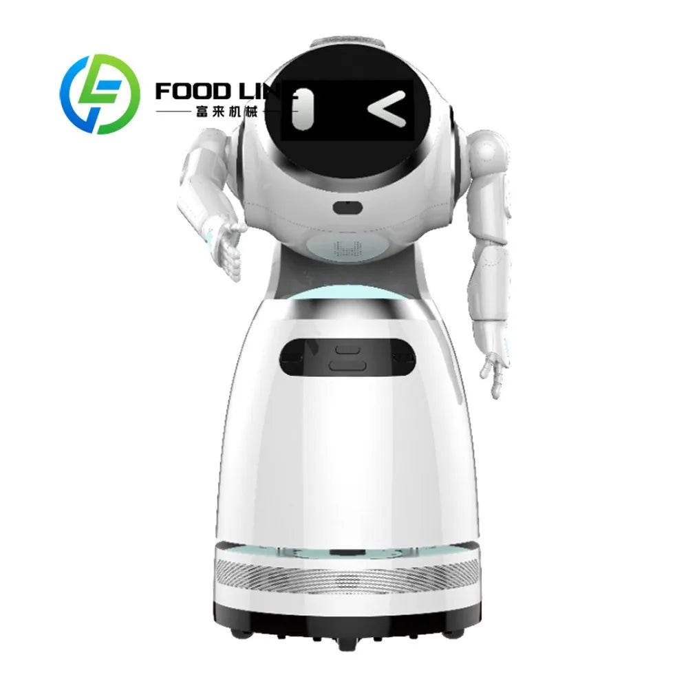 2025 New Popular Recharging Robot Restaurant Mall Supermarket Delivery Food Robot Restaurant Server for Hotel