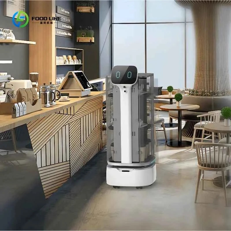 Custom Commercial Delivery Robot Intelligent Waiter Service For Restaurant