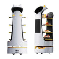 Customized Restaurant Coffee Shop Food Delivery Robot - Electric Waiter Service Vehicle for Hotel & Fast Food Shop