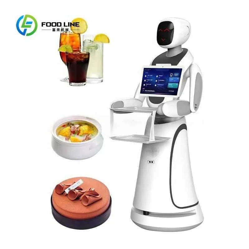 Customized Autonomous Obstacle Avoidance Restaurant Delivery Robots / Serving Robot / Waiter Robot for Restaurants