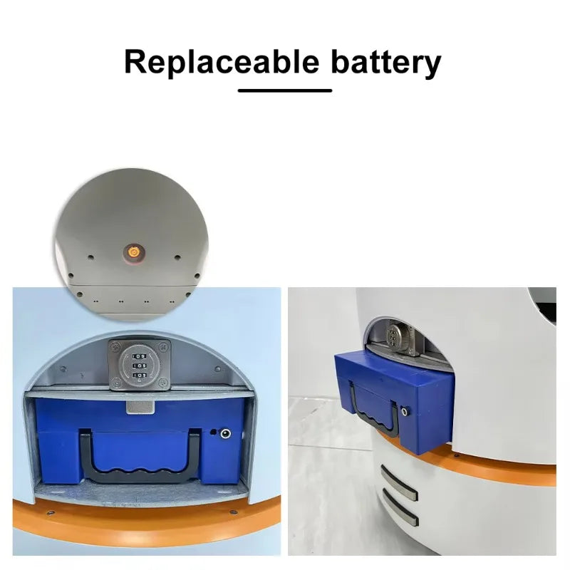 Customized Restaurant Coffee Shop Food Delivery Robot - Electric Waiter Service Vehicle for Hotel & Fast Food Shop