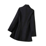 Korean Style Black Blazer For Women