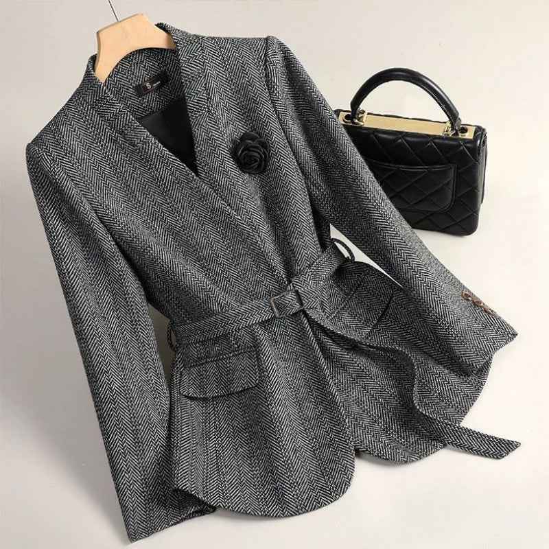 Sophisticated Wool Blazer For Women