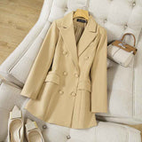 Korean Style Black Blazer For Women