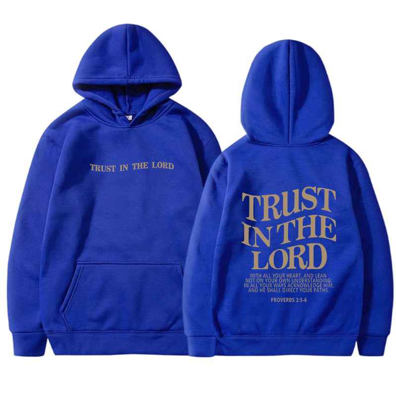 Letter Printed Hoodie Sports Long Sleeve Hoodie
