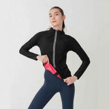 Sauna Jackets For Women Long Sleeves Sweat Suit Weight Loss Shirt Zipper Workout Gym Exercise Body Shaper