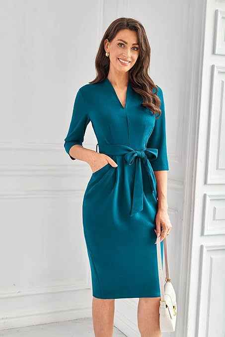 Women's Zipper Pocket Fashion Casual Dress