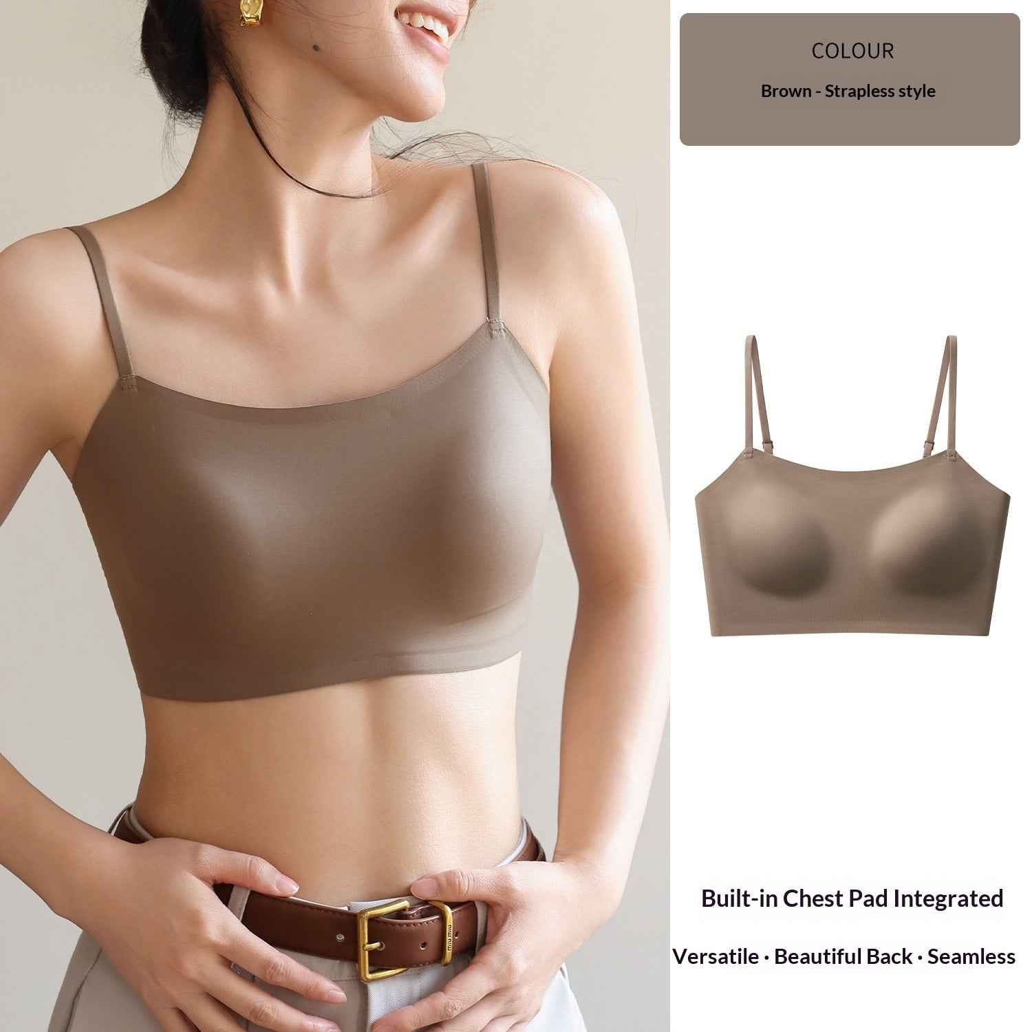 Flawless Liquid Foundation Womens Underwear Skin-tone Vest