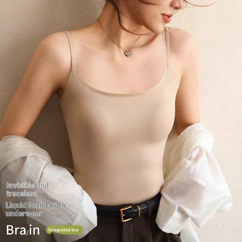 Flawless Liquid Foundation Womens Underwear Skin-tone Vest