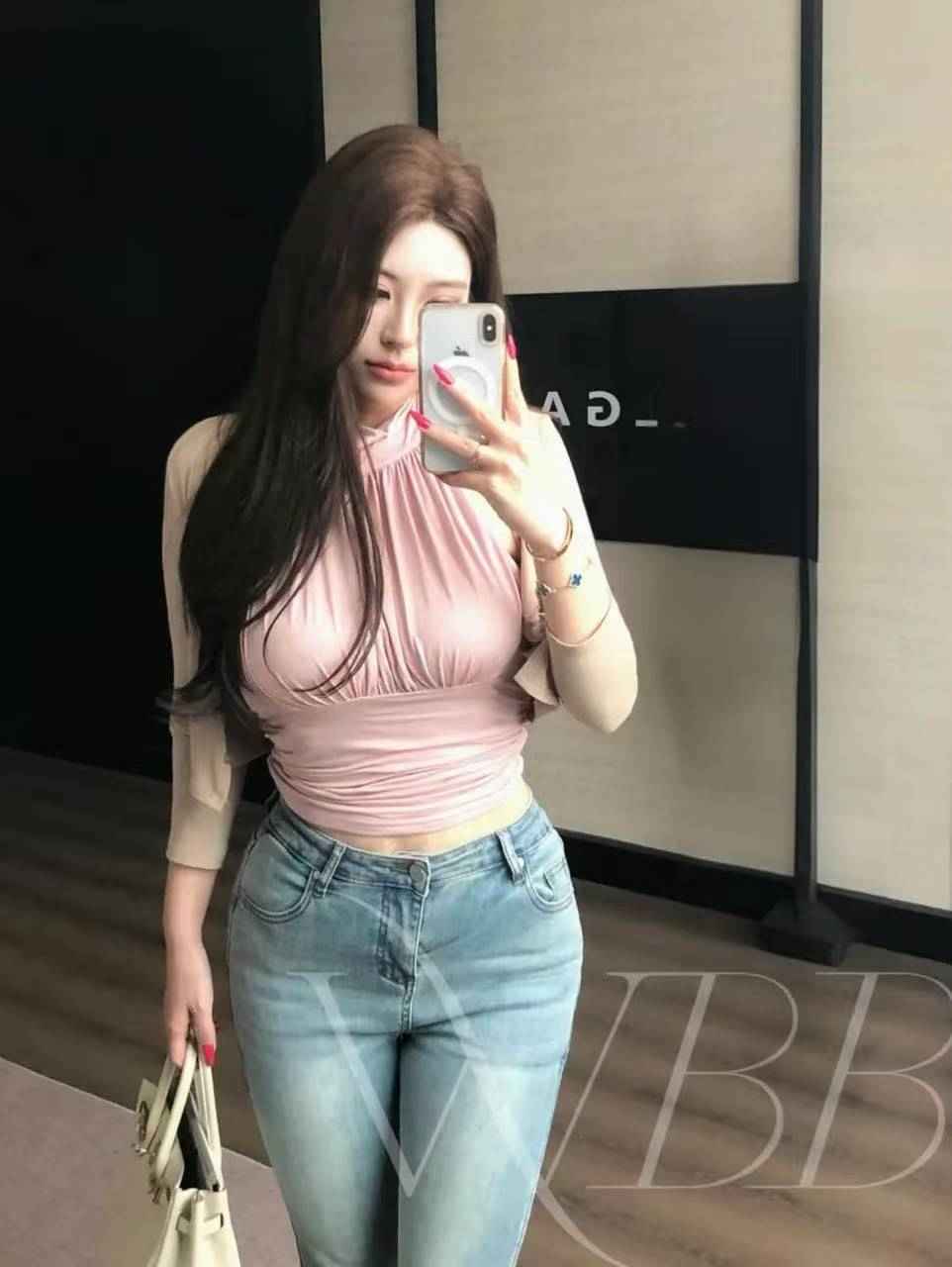 Womens Fashionable And Sexy Halter-Neck Slim-Fit Top