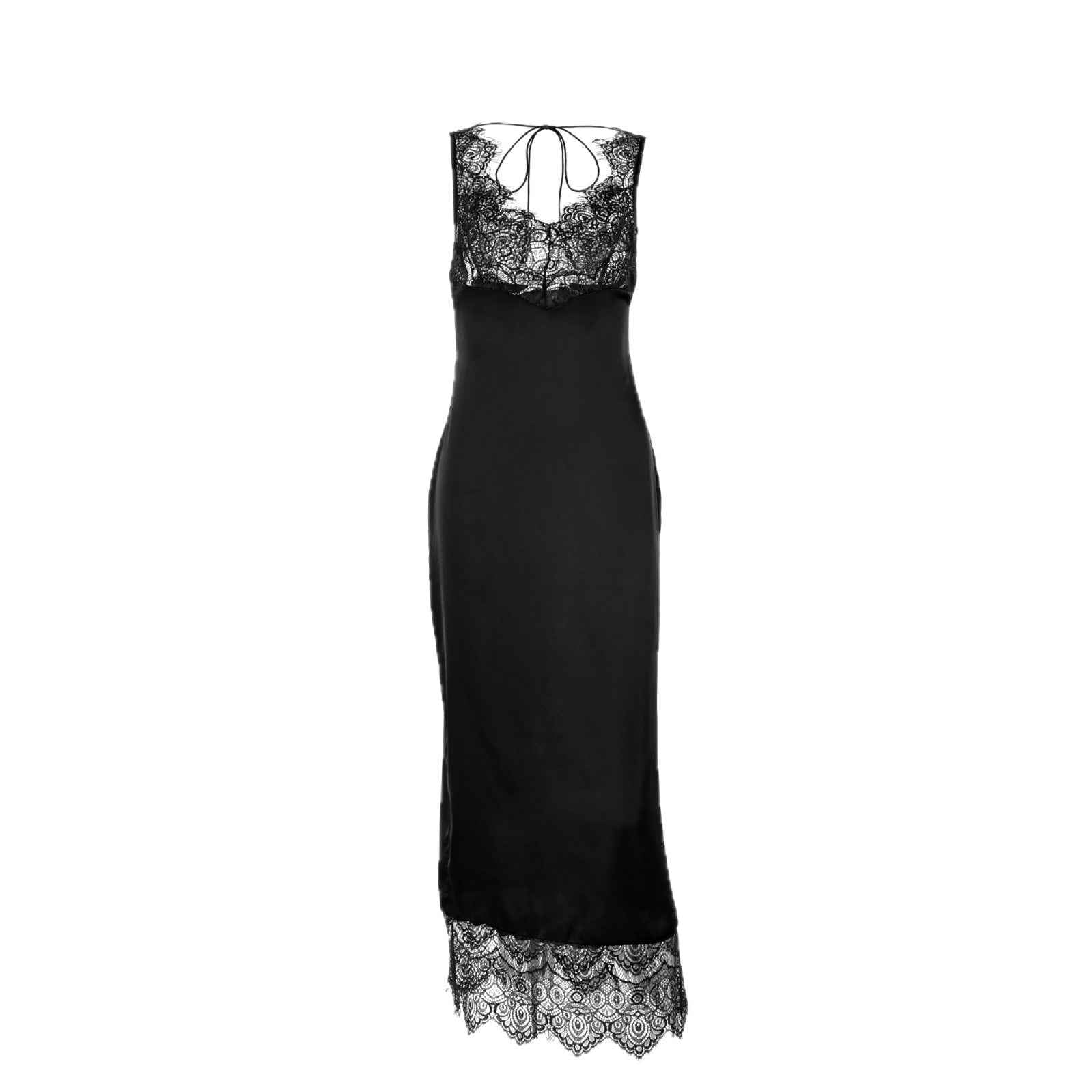 Fashion Sexy Lace Square Collar Dress Elegant Women's Skirt