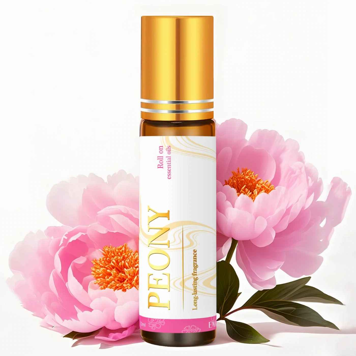 10ml Peony Essential Oil Rollerball Floral Fragrance Women's Aromatherapy Long Lasting Scent Holiday Gift
