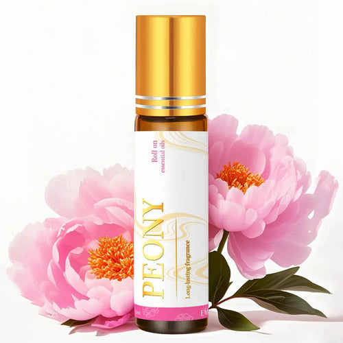 10ml Peony Essential Oil Rollerball Floral Fragrance Women's Aromatherapy Long Lasting Scent Holiday Gift